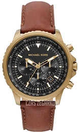 Michael Kors Cortlandt Czarny/Skóra Ø44 mm MK8906