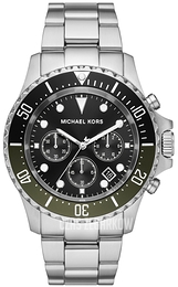 Michael Kors Everest Czarny/Stal Ø45 mm MK8976