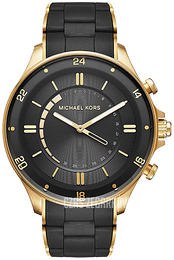 Michael Kors Access Czarny/Stal w odcieniu złota Ø45 mm MKT4017