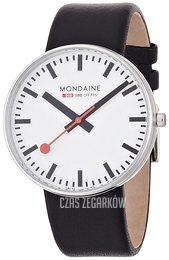 Mondaine Evo Giant Biały/Skóra Ø42 mm A660.30328.11SBB