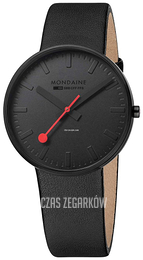 Mondaine Evo Giant Czarny/Skóra Ø42 mm A660.30328.64SBO