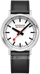 Mondaine Stop2Go Biały/Skóra Ø41 mm MST.4101B.LBV.2SE