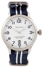 Nautica Dress Biały/Stal Ø42 mm A09920G