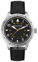 Nautica BFD 105 Czarny/Skóra Ø44 mm A10097G