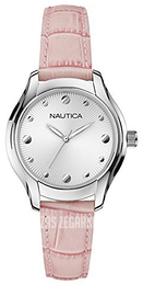 Nautica Dress Srebrny/Skóra Ø35 mm A10503M