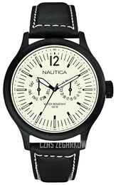 Nautica NCT Kremowy/Skóra Ø45 mm A13601G