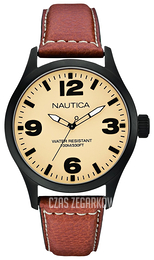 Nautica Dress Beżowy/Skóra Ø44 mm A13616G