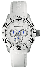Nautica NSR Biały/Żywica z tworzywa sztucznego Ø44 mm A13639G