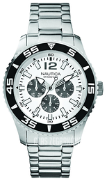 Nautica Multifunction Biały/Stal Ø44 mm A15657G