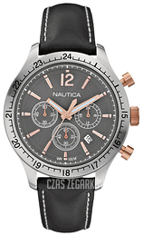 Nautica Chronograph Szary/Skóra Ø44 mm A16660G