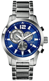 Nautica Chronograph Niebieski/Stal Ø44 mm A17548G