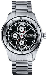 Nautica Ncs Czarny/Stal Ø43 mm A18587G