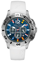 Nautica Analog Niebieski/Żywica z tworzywa sztucznego Ø44 mm A18638G