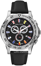Nautica Nst Czarny/Skóra Ø46 mm A19595G