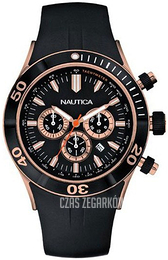 Nautica Nsr Czarny/Żywica z tworzywa sztucznego Ø46 mm A21005G