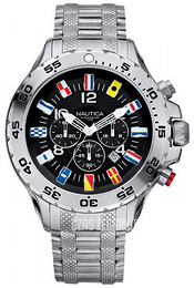 Nautica NST Czarny/Stal Ø48 mm A29512G