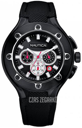 Nautica Ncs Czarny/Skóra Ø47 mm A37005G