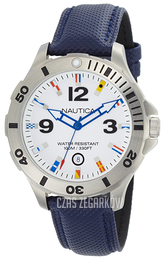 Nautica Biały/Skóra Ø44 mm N12566G