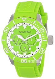 Nautica NSR Zielony/Żywica z tworzywa sztucznego Ø44 mm N13640G