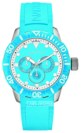 Nautica Multifunction Niebieski/Guma Ø44 mm N13650G