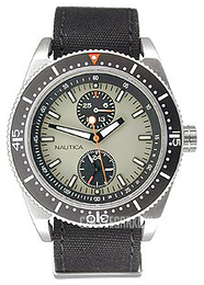 Nautica Analog Zielony/Tkanina N14518G