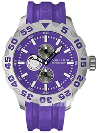 Nautica Multifunction Purpurowy/Żywica z tworzywa sztucznego Ø52 mm N15581G