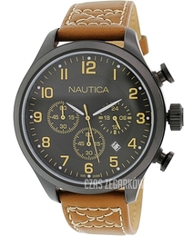 Nautica BFD 101 Czarny/Skóra Ø44 mm N16599G