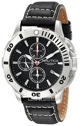 Nautica BFD 101 Czarny/Skóra Ø44 mm N18641G