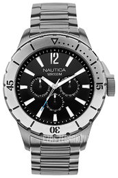 Nautica NSR Czarny/Stal Ø44 mm N19569G