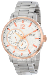 Nautica NST Biały/Stal Ø44 mm N20069G