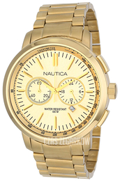 Nautica NCT Żółte złoto/Stal w odcieniu złota Ø45 mm N23600G