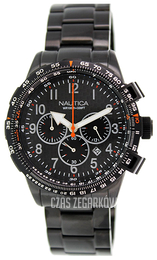 Nautica BFC Czarny/Stal Ø43 mm N25520G