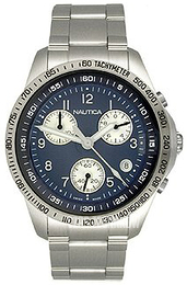 Nautica Chronograph Niebieski/Stal Ø44 mm N40003