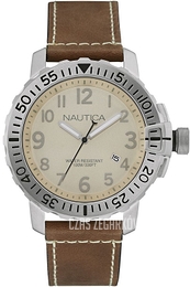 Nautica NMS Brązowy/Skóra Ø48 mm NAD14523G