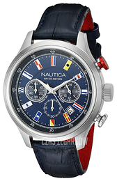 Nautica NCT Niebieski/Skóra Ø44 mm NAD16520G