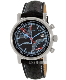 Nautica NFB 01 Czarny/Skóra Ø44 mm NAD17503G