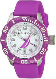 Nautica Analog Srebrny/Guma Ø44 mm NAI08514G