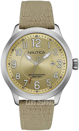 Nautica Ncc Beżowy/Skóra Ø45 mm NAI10500G