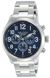 Nautica Chronograph Niebieski/Stal Ø45 mm NAI18509G