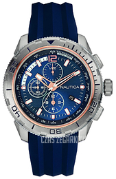 Nautica Chronograph Niebieski/Guma Ø48 mm NAI19505G