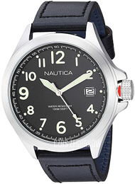 Nautica Czarny/Skóra Ø46 mm NAPGLP001