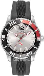 Nautica Srebrny/Guma Ø44 mm NAPPBP904