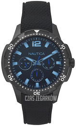 Nautica Multifunction Czarny/Guma Ø46 mm NAPSDG003