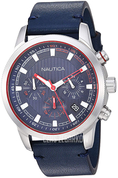 Nautica Niebieski/Skóra Ø44 mm NAPTYR002
