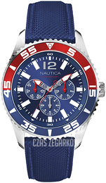 Nautica Niebieski/Skóra Ø45 mm NAPWHC004