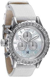 Nixon The 42-20 Srebrny/Skóra Ø42 mm A037-482-00