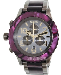 Nixon The 42-20 Chrono Czarny/Plastik Ø42 mm A0371345-00