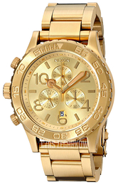 Nixon The 42-20 Żółte złoto/Stal w odcieniu złota Ø42 mm A037502