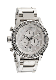 Nixon The 42-20 Chrono Biały/Stal Ø42 mm A037710-00