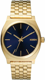 Nixon The Time Teller Niebieski/Stal w odcieniu złota Ø37 mm A045-1931-00
